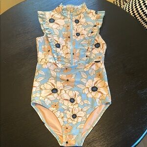 Floral Ruffle Swimsuit